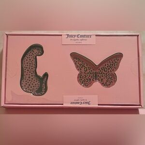 Juicy Couture Pink Ceramic Trinket Trays